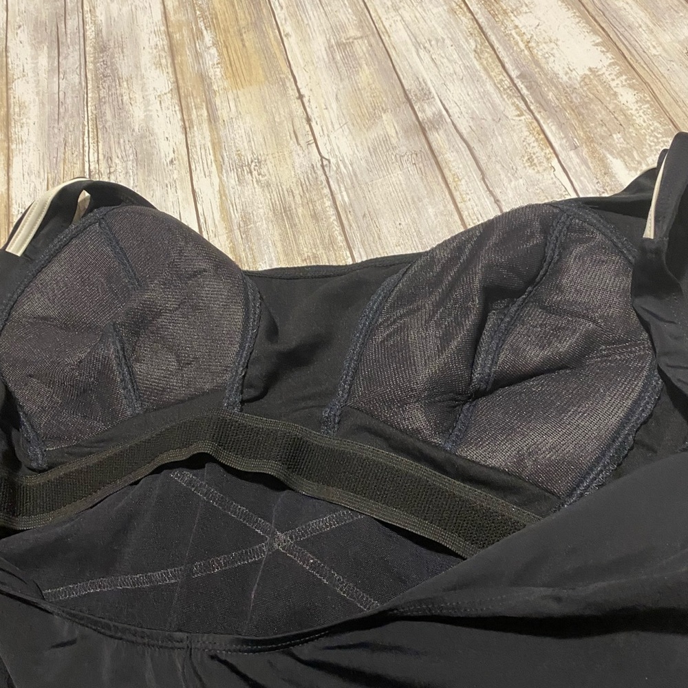 Jessica London One Piece Swimsuit Black Plus 22W - Picture 7 of 9